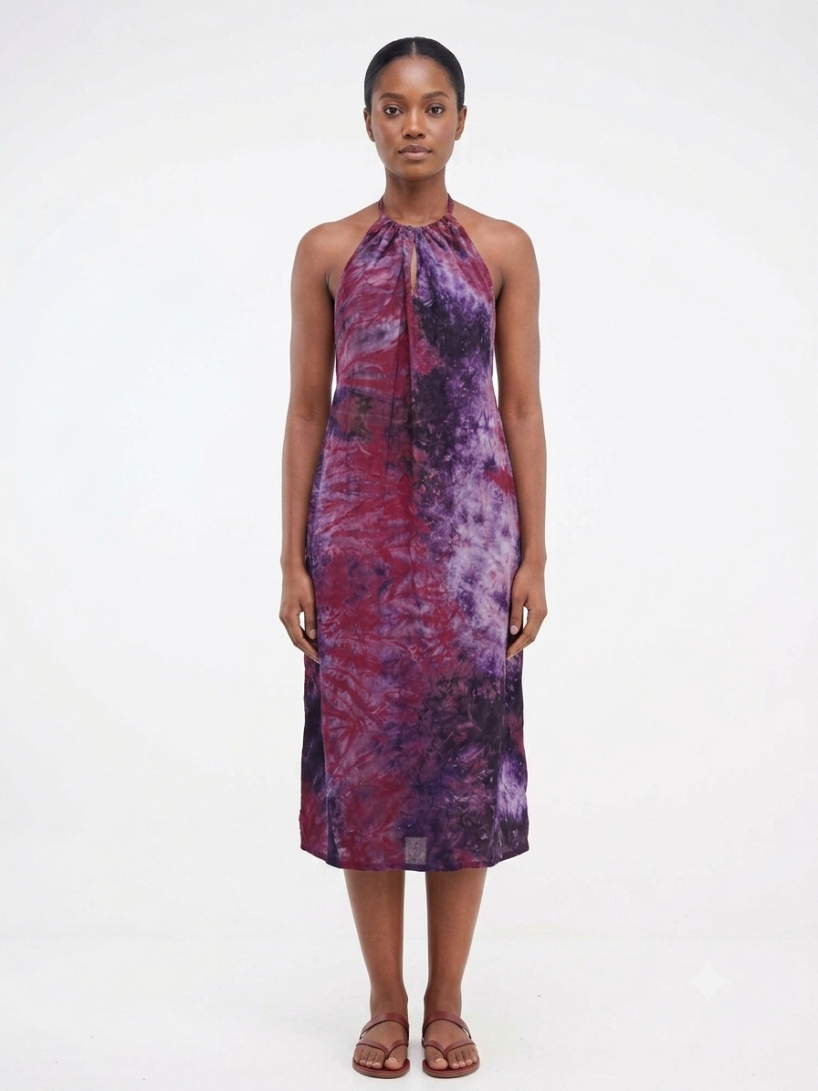 Zambarau Midi Backless Dera