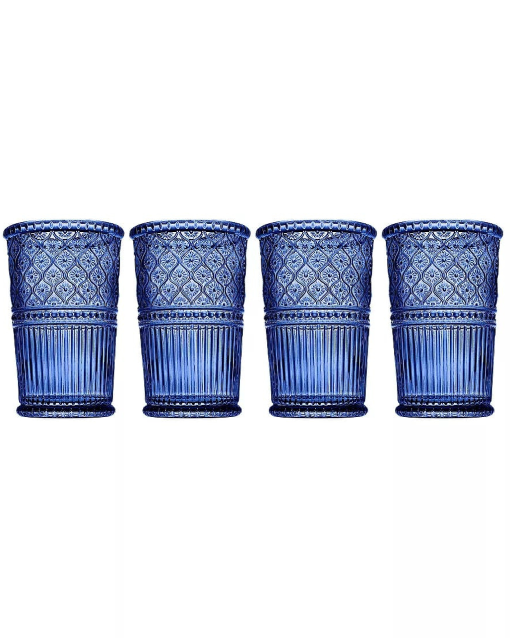 Blue Glass Set