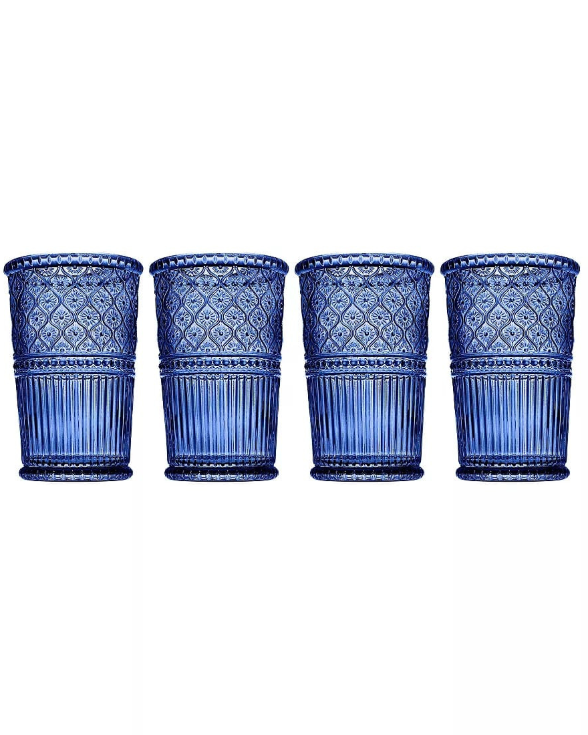 Blue Glass Set