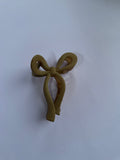 Brown Bow Hair Clip