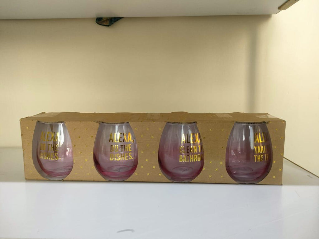 Alexa wine glass set