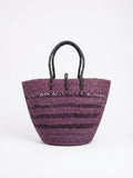 Purple Sisal Bag