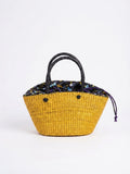 Yellow mini sisal bag