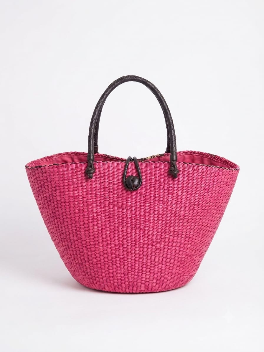 Pink Sisal bag