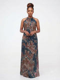 Navy Hail Backless Dera